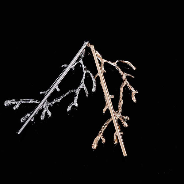 Antlers branch alloy side folder Princess clip Hair Accessories wholesale Wedding Jewelry