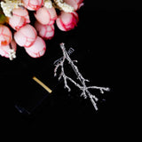 Antlers branch alloy side folder Princess clip Hair Accessories wholesale Wedding Jewelry