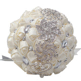 Artificial Wedding Bouquets Hand Made Flower Rhinestone Bridesmaid Crystal Bridal Wedding Bouquet