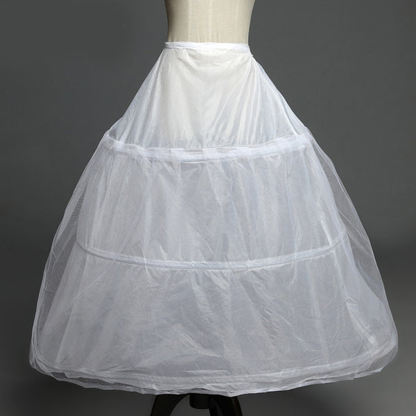 3 Hoops Petticoats for wedding dress Wedding Accessories Free Shipping Crinoline Cheap Underskirt For Ball Gown