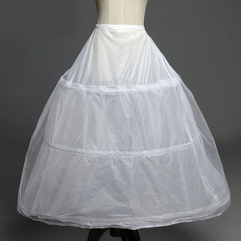 3 Hoops Petticoats for wedding dress Wedding Accessories Free Shipping Crinoline Cheap Underskirt For Ball Gown