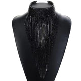 StoneFans Bohemian Statement Big Necklace Chocker Rhinestone Jewelry Fashion Brand Chokers Necklaces for women Christmas Gifts